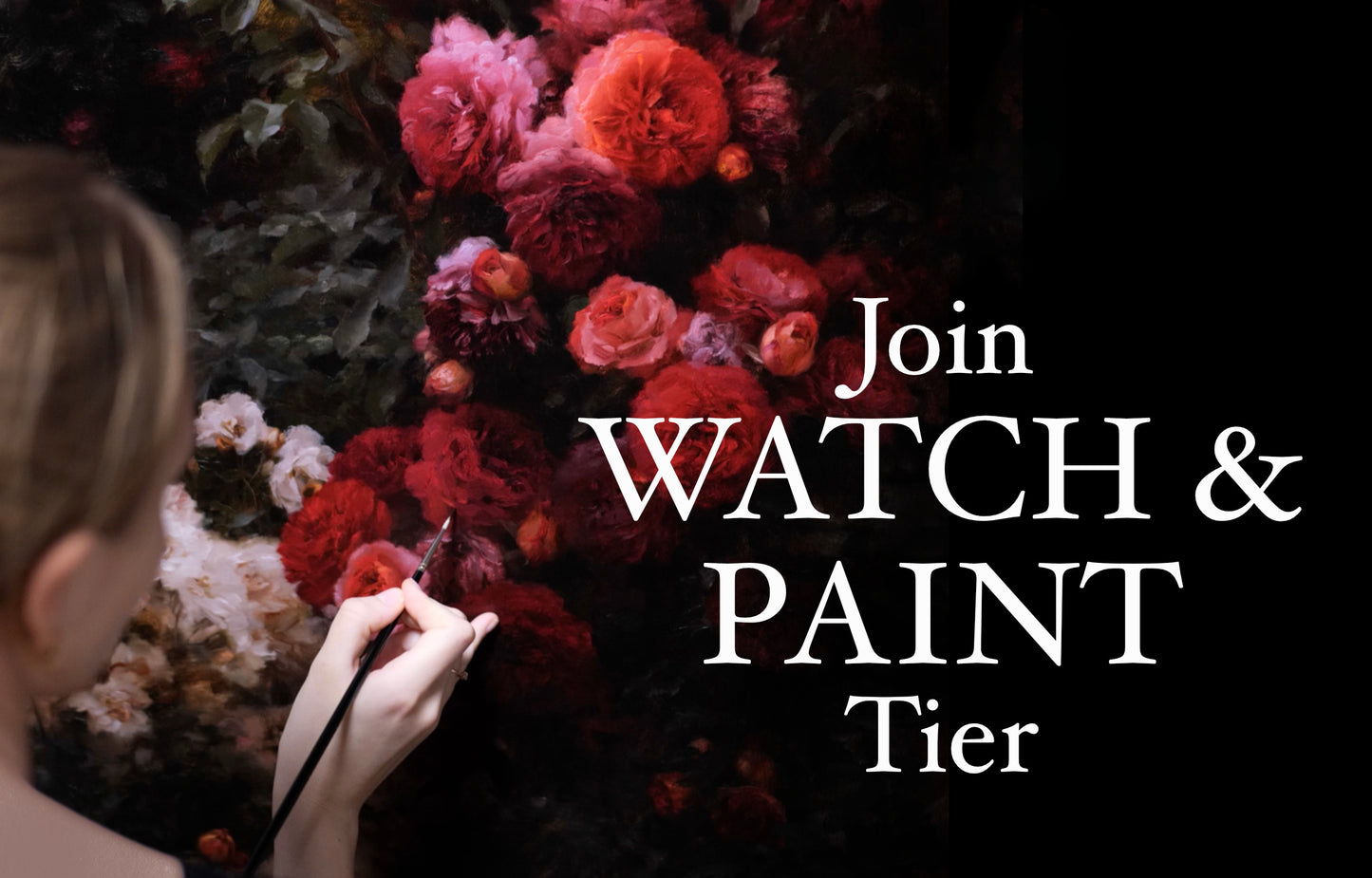 Online Floral Workshop with Anhelina  – Watch & Paint Tier