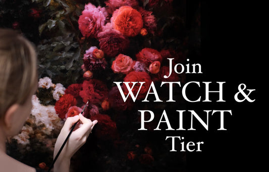 Online Floral Workshop with Anhelina  – Watch & Paint Tier